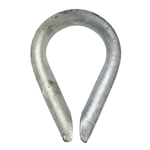 THIMBLE GALVANISED 6MM 1/4 INCH WIRE ROPE AS1138